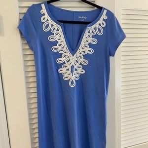 Lilly Pulitzer blue Pima cotton dress NWT